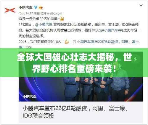 全球大国雄心壮志大揭秘,世界野心排名重磅来袭!