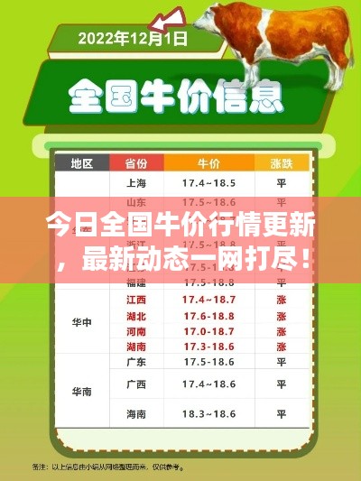 今日全国牛价行情更新，最新动态一网打尽！