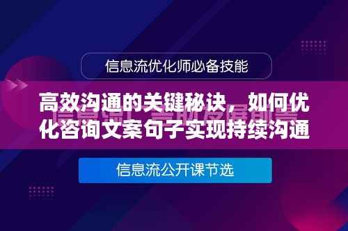 高效沟通的关键秘诀，如何优化咨询文案句子实现持续沟通力提升