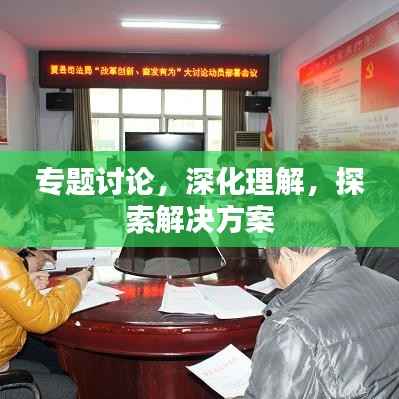 专题讨论,深化理解,探索解决方案