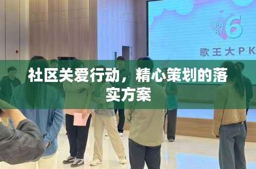 社区关爱行动,精心策划的落实方案