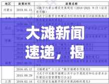 大滩新闻速递,揭秘最新动态,掌握发展趋势