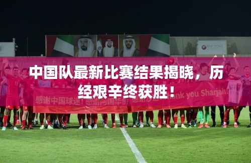 中国队最新比赛结果揭晓,历经艰辛终获胜!