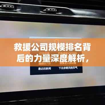 救援公司规模排名背后的力量深度解析,揭秘行业巨头成功秘诀