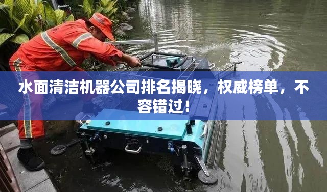 水面清洁机器公司排名揭晓,权威榜单,不容错过!