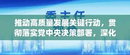 推动高质量发展关键行动,贯彻落实党中央决策部署,深化实践创新