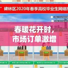 春暖花开时,市场订单激增,展现繁荣生机与活力