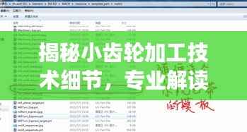 揭秘小齿轮加工技术细节,专业解读百度搜索结果精华
