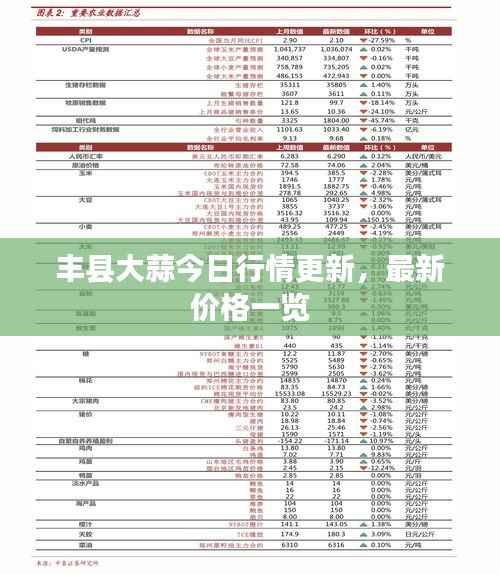 丰县大蒜今日行情更新,最新价格一览