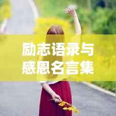 励志语录与感恩名言集锦