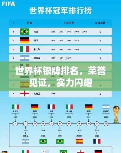 世界杯银牌排名,荣誉见证,实力闪耀