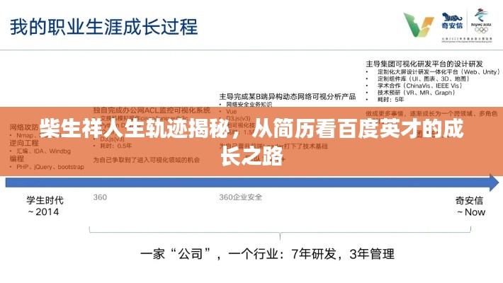 柴生祥人生轨迹揭秘,从简历看百度英才的成长之路