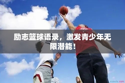 励志篮球语录,激发青少年无限潜能!