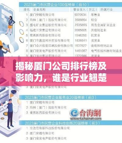 揭秘厦门公司排行榜及影响力,谁是行业翘楚?