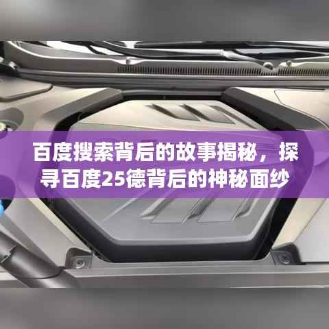 百度搜索背后的故事揭秘,探寻百度25德背后的神秘面纱