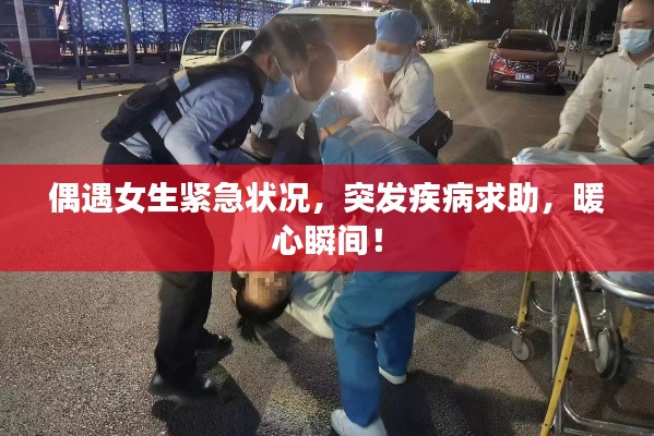 偶遇女生紧急状况，突发疾病求助，暖心瞬间！