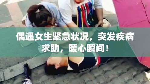 偶遇女生紧急状况,突发疾病求助,暖心瞬间!