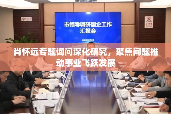 肖怀远专题询问深化研究,聚焦问题推动事业飞跃发展