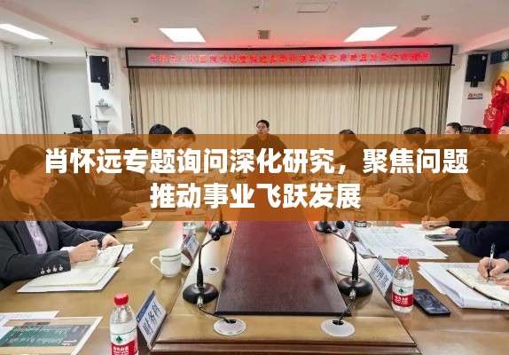 肖怀远专题询问深化研究,聚焦问题推动事业飞跃发展