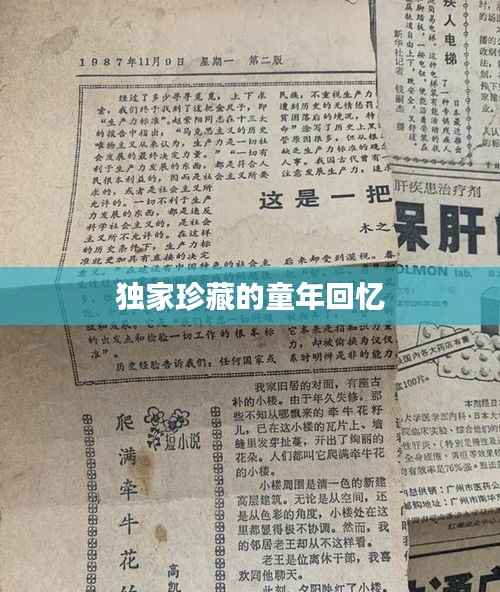 独家珍藏的童年回忆