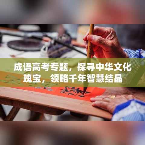 成语高考专题，探寻中华文化瑰宝，领略千年智慧结晶