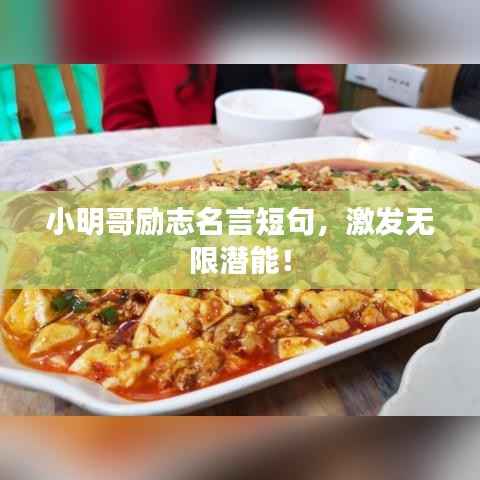 小明哥励志名言短句,激发无限潜能!