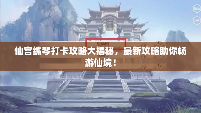 仙宫练琴打卡攻略大揭秘,最新攻略助你畅游仙境!