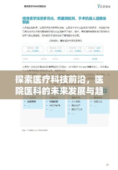 探索医疗科技前沿,医院医科的未来发展与趋势解析