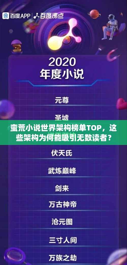 蛮荒小说世界架构榜单TOP,这些架构为何能吸引无数读者?
